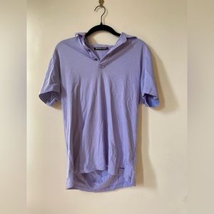 Men’s Michael Kors purple polo shirt, excellent used condition size M